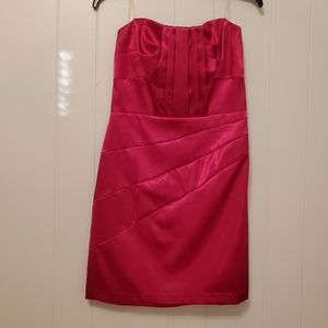 Teeze Me | Fuchsia Strapless Short Dress